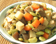 青大豆の五目豆の画像が出るまでお待ちください