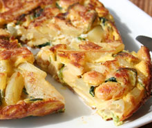 鶴の子大豆のスパニッシュオムレツの画像が出てくるまでお待ちください