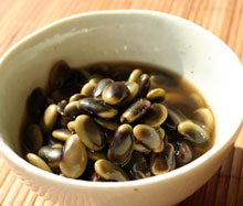 鞍掛豆の浸し豆の画像が出るまでお待ちください