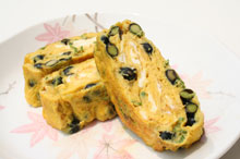 黒千石の玉子焼きの画像が出るまでしばらくお待ちください