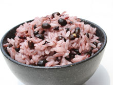 黒千石と黒米のご飯の画像が出るまでしばらくお待ちください