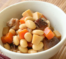 鶴の子大豆の五目豆の画像が出るまでお待ちください。